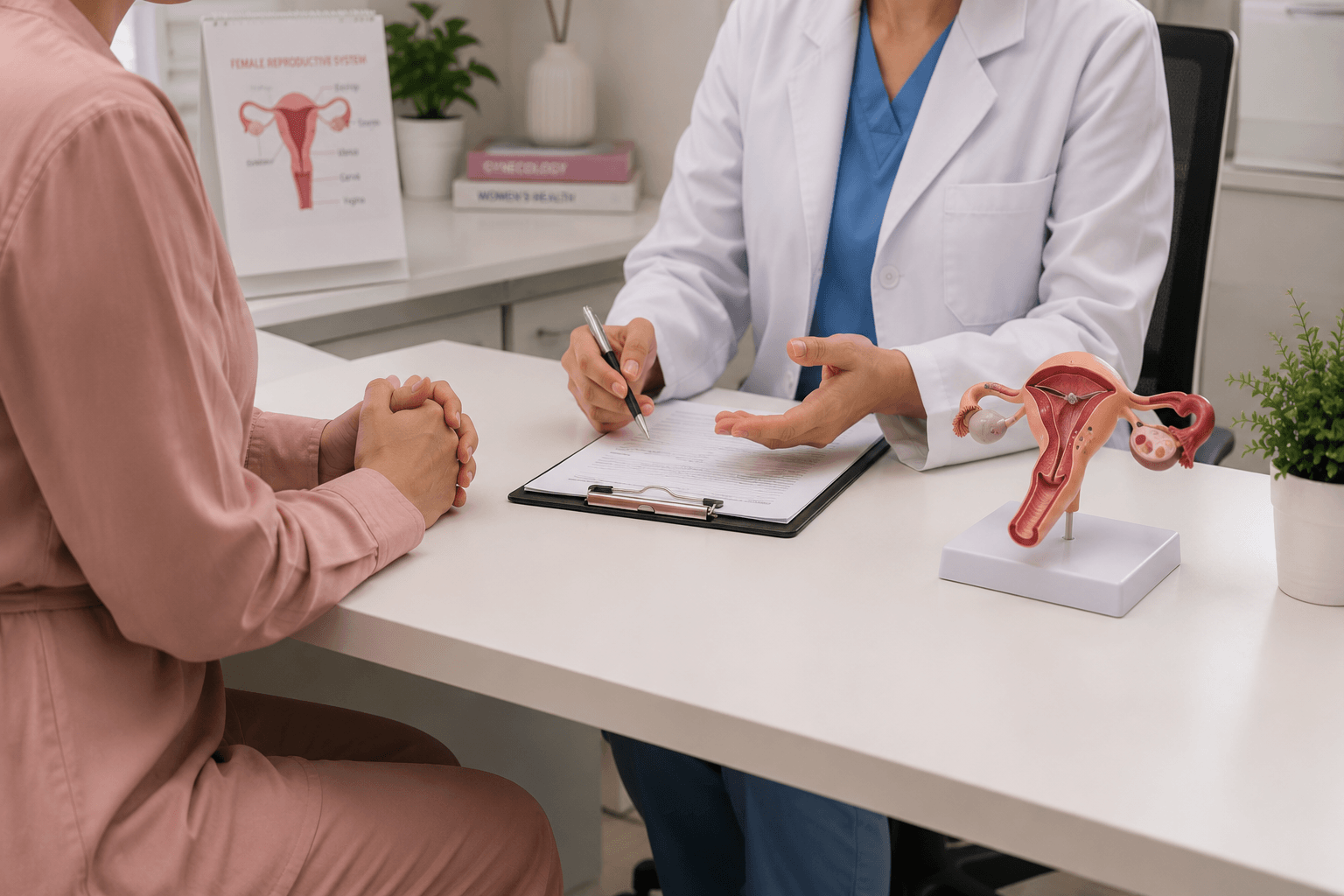 Women's health specialist consultation